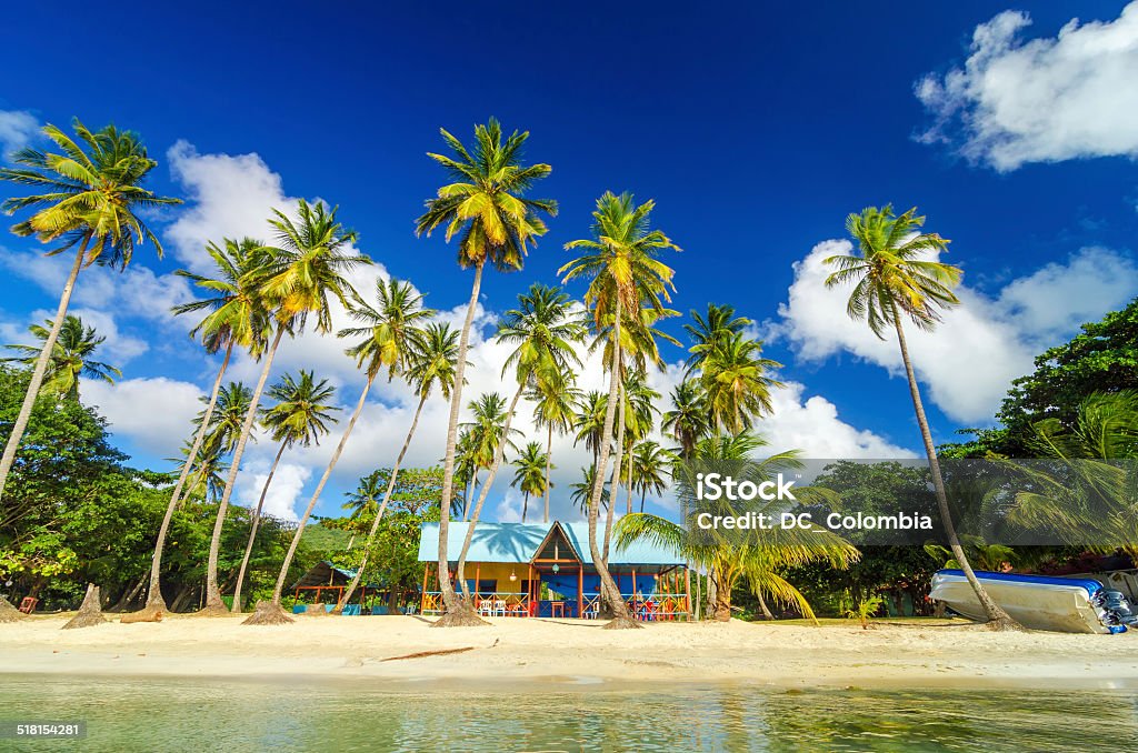 Village inside the island